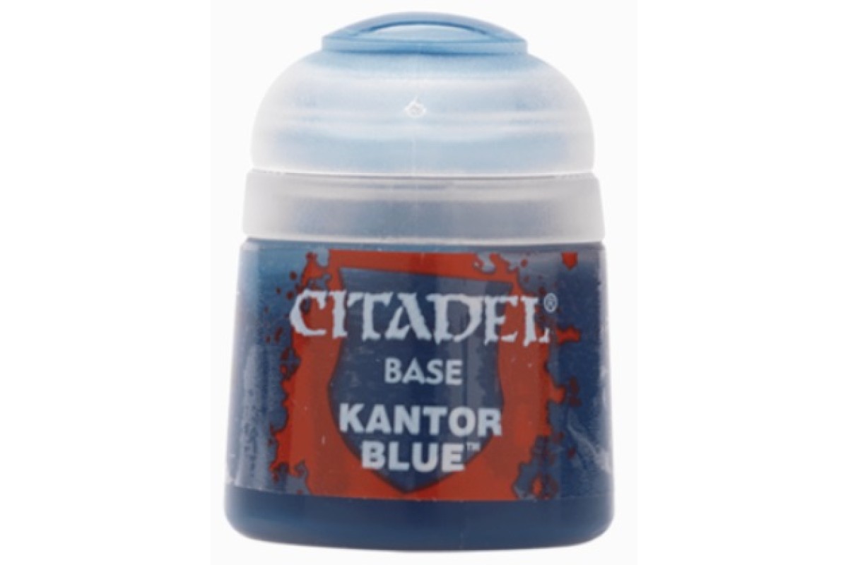 Peinture Citadel Base Kantor Bleu 12ml - Pour Figurines Warhammer Et Hobby